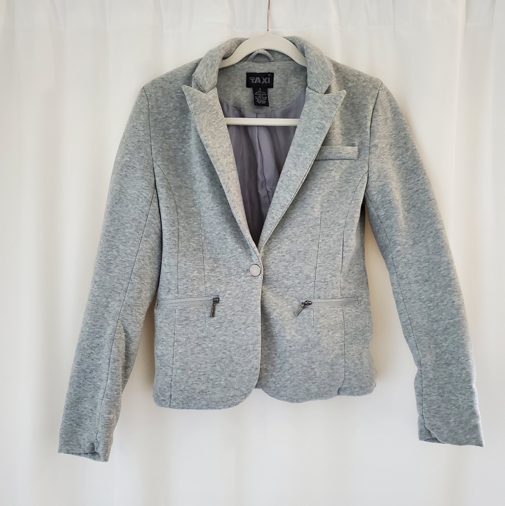 TAXI Blazer. One button front closure. Size Small